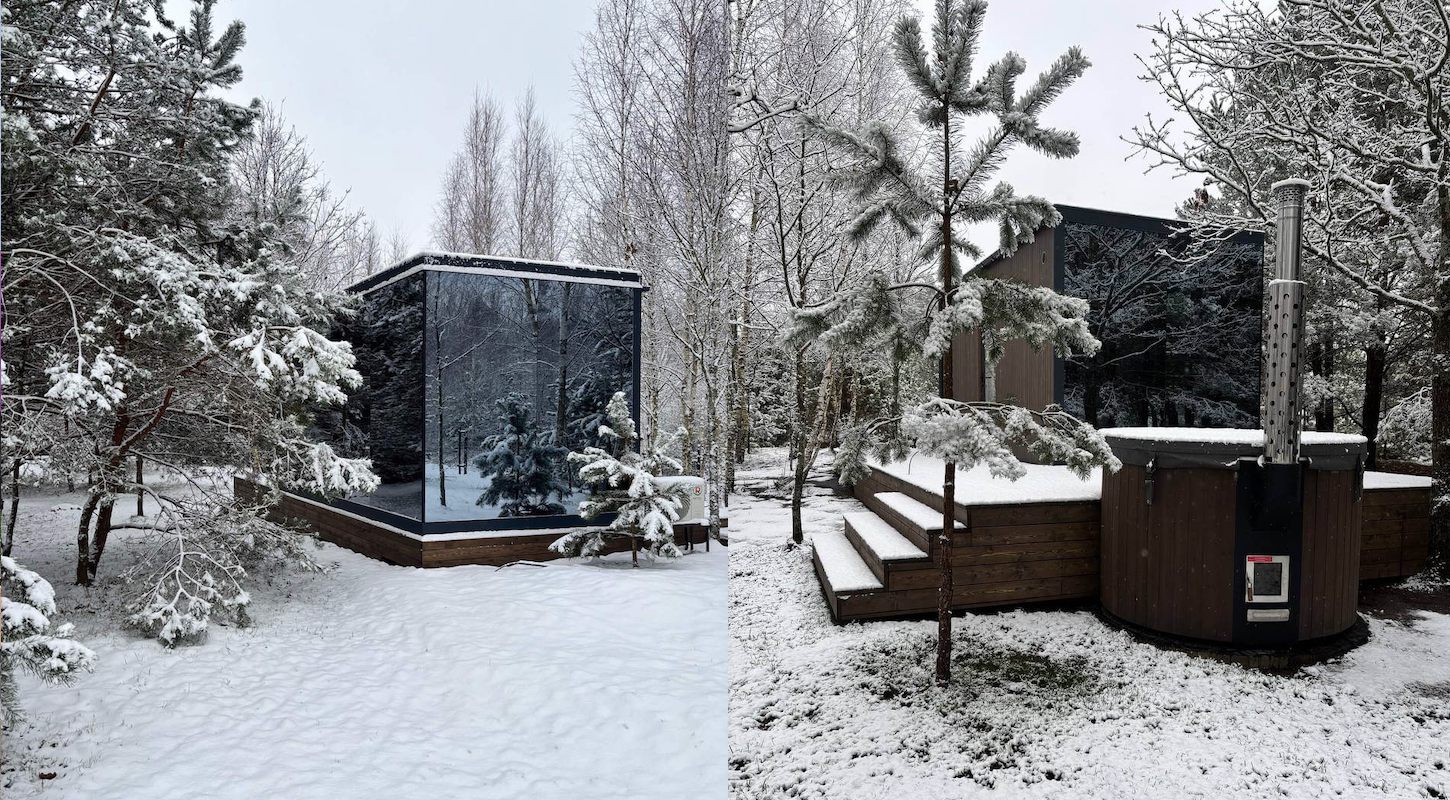 Mashko cabin winter forest